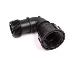 Hollanderes könyök 1" KB PXT fekete