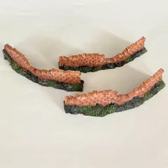 Kő kerítés akváriumdísz 1 db