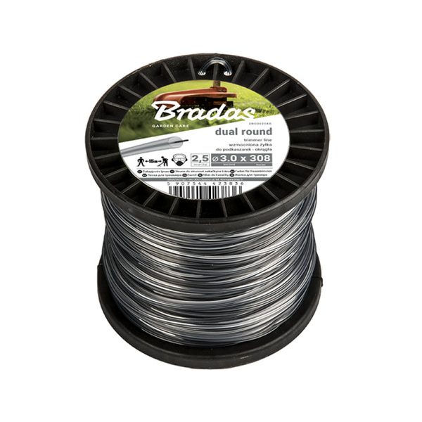 Fűnyíró damil DUAL - kerek 2,7mm / 100m 20db/kart.