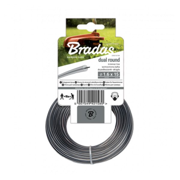 Fűnyíró damil DUAL - kerek 2,7mm / 15m 10/80db/kart.