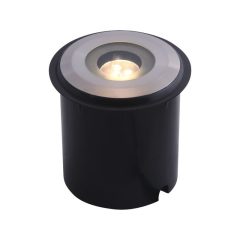   Kerti talajlámpa, Amber, fekete, fehér LED lámpával, 110 x 160 mm, LightPro