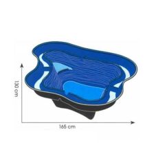 Előregyártott tómeder Calmus SIII 350 liter Ubbink