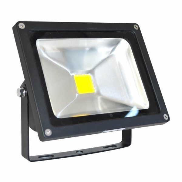 Kerti reflektor, Azar 30, fekete, fehér LED lámpával, 100 x 180 x 140 mm, LightPro