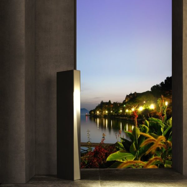 Kerti állólámpa, Opal, antracit, fehér LED lámpával, 705 x 65 x 165 mm, LightPro