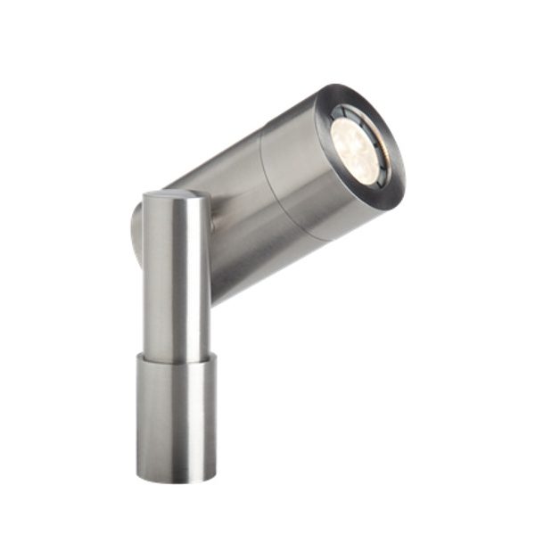 Kerti spotlámpa, Nova 5, ezüst, fehér LED lámpával, 180 x 120 x 100 mm, LightPro