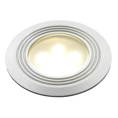   Kerti talajlámpa, Doba R1, ezüst, fehér LED lámpával, 45 x 75 mm, LightPro