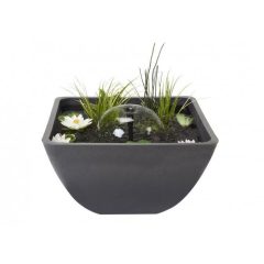   Mini tavacska szökökúttal szögletes 55 x 55 x 32 cm Velda