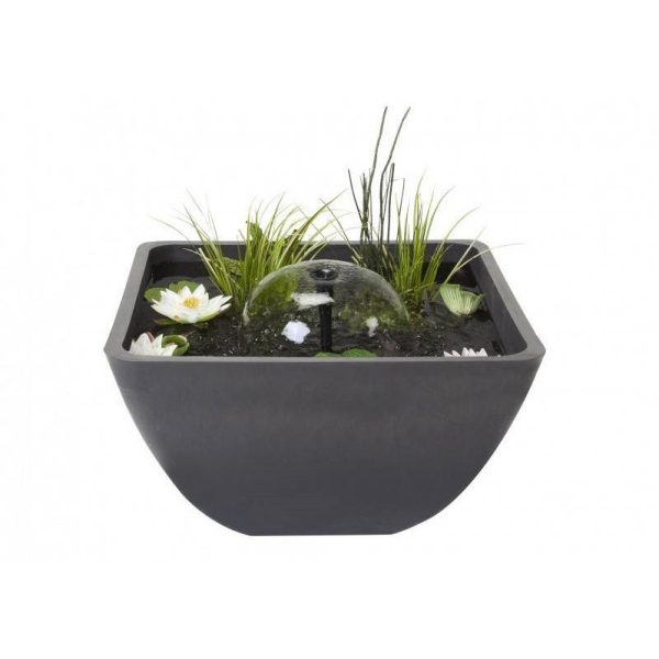 Mini tavacska szökökúttal szögletes 55 x 55 x 32 cm Velda