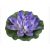 Dekor lótuszvirág és levél 28 cm lila Velda