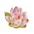 Dekor lótuszvirág 17 cm rózsaszín Velda