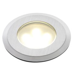   Kerti talajlámpa, Doba R3, ezüst, fehér LED lámpával, 45 x 75 mm, LightPro