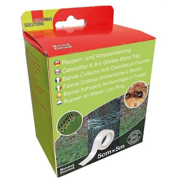 Swissinno Natural Control Ragasztószalag hangyák és hernyók ellen 5cm × 5m 12 db/kartn