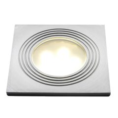   Kerti talajlámpa, Doba R4, ezüst, fehér LED lámpával, 45 x 75 mm, LightPro