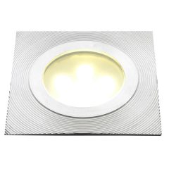   Kerti talajlámpa, Doba R5, ezüst, fehér LED lámpával, 45 x 75 mm, LightPro