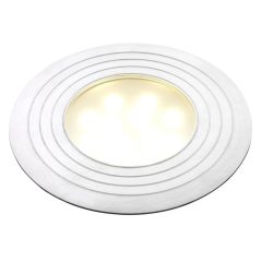   Kerti talajlámpa, Mika R1, ezüst, fehér LED lámpával, 45 x 105 mm, LightPro