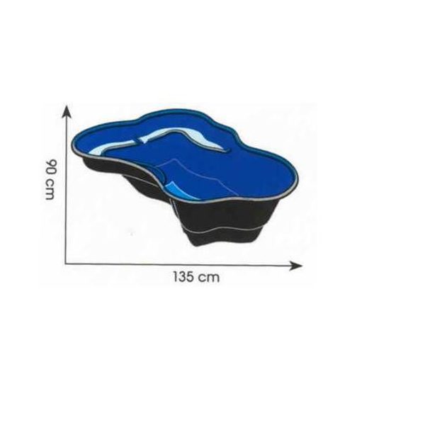 Előregyártott tómeder IRIS SII 240 liter Ubbink