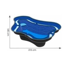 Előregyártott tómeder Calmus SIV 530 liter Ubbink