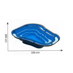 Előregyártott tómeder Óceán I 1500 liter Ubbink 