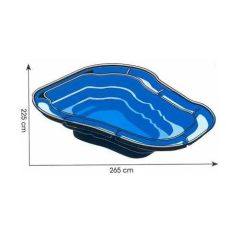 Előregyártott tómeder Óceán II 2000 liter Ubbink 