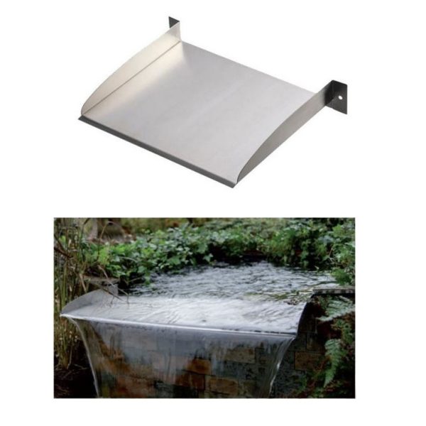 Brisbane vízeséselem rozsdamentes acél 30 x 25 cm, Ubbink