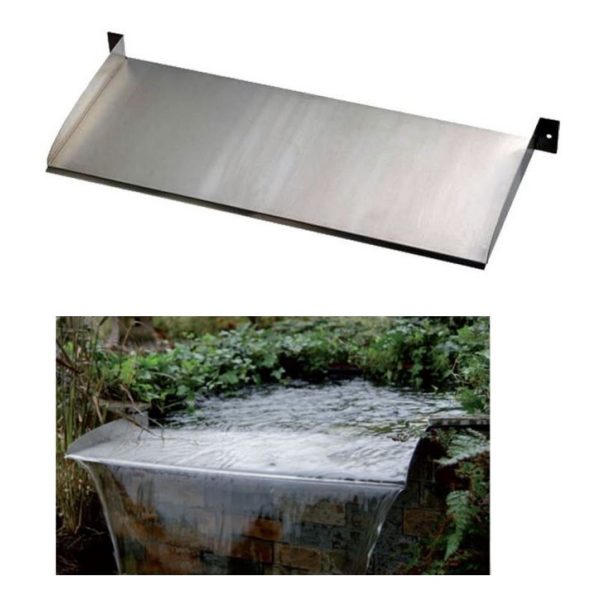 Brisbane vízeséselem rozsdamentes acél 60 x 25 cm, Ubbink