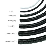 Tömlő, tavi fekete spirál 3/4" (19mm) Ubbink