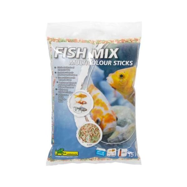 Fish Mix - Haltáp Multicolor Sticks, 15 l