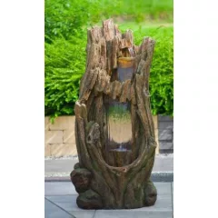   Acqua Arte Cerda fatörzs csobogó és Led világítás - 150 x 48 x 71 cm