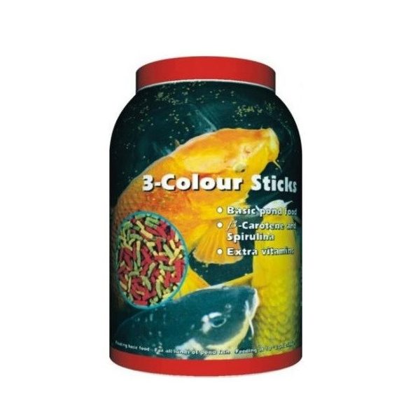 Lebegő, pálcikás, háromszínű haleledel, 3000ml, Velda