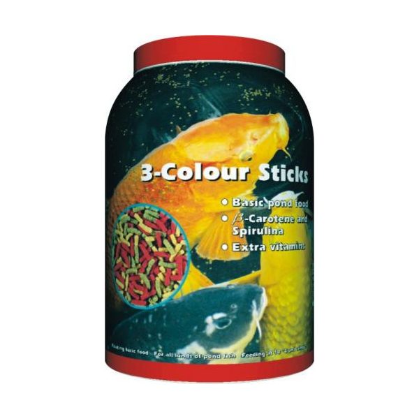 Lebegő, pálcikás, háromszínű haleledel, 5000ml, Velda