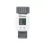 WHITE LINE WL-3110 külső és belső menetes átfolyásmérő, LCD display, csatlakozó: 1"-3/4", 10/60db
