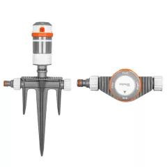   WHITE LINE WL-Z03 Szektoros öntözőfej, háromágú leszúrótüskével, területátmérő 26,2 m, 12/24db