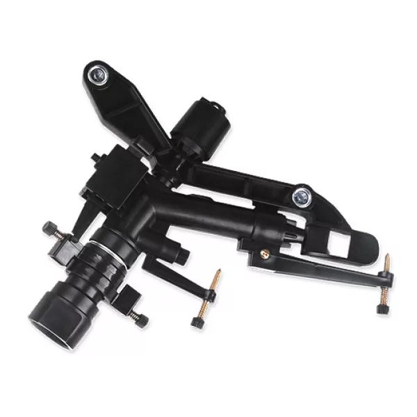 BLACK LINE 2-fúvókás pulzáló öntözőfej AQUA JET befűző 1" / 56m