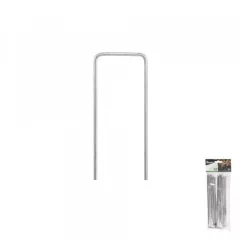   Leszúró tüske, agroszövethez/vakondhálóhoz, műfűhöz FÉM "U" alak 3cm/15cm