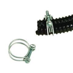 Galvanizált dupla drótos tömlőbilincs  25 - 29 mm