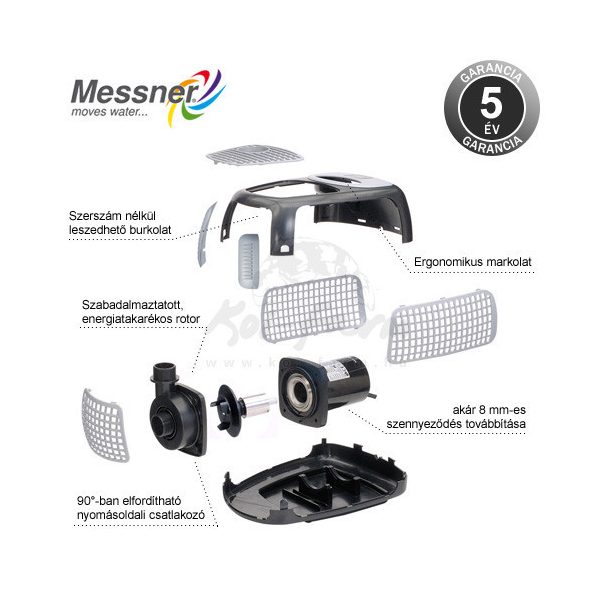 Messner eco-X2 plus 10000 szűrőtápláló szivattyú
