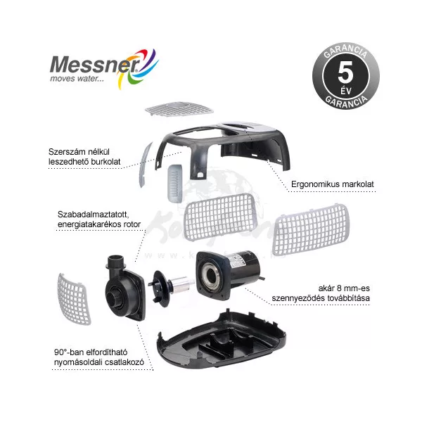 Messner eco-X2 plus 25000 szűrőtápláló szivattyú