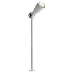   Garden Lights Flo, spotlámpa, aluminium-fehér IP 44 LED 3W meleg fehér