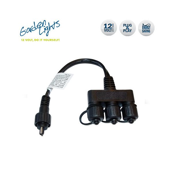 Garden Lights kábel elosztó 3 kimenet SPT-2W max 150 w