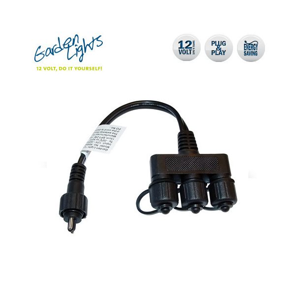 Garden Lights Cable divider 3 connections 