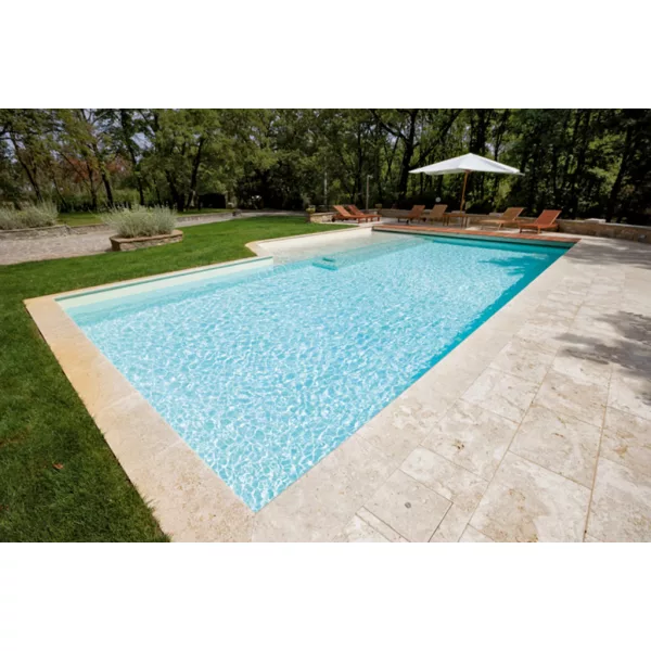 ELBE CLASSIC Fehér szöveterősített medencefólia 1,5 mm 1,65 cm széles méretre vágott ár/m2