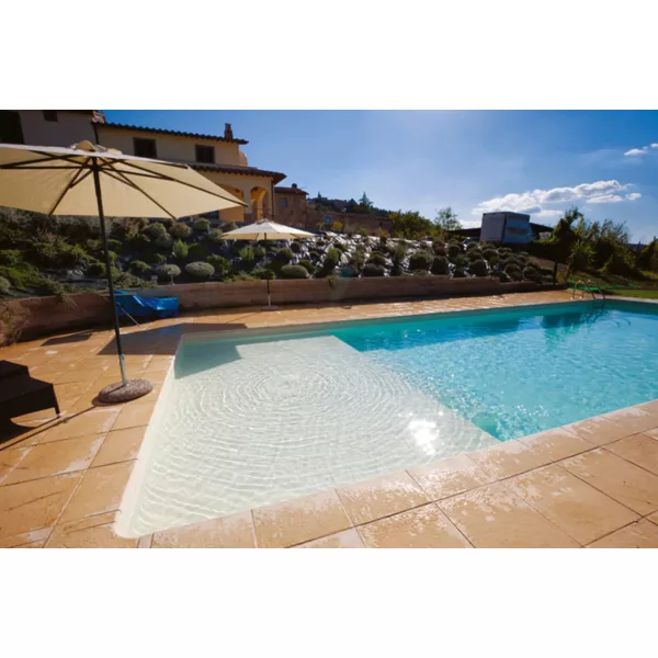 ELBE CLASSIC Fehér szöveterősített medencefólia 1,5 mm 1,65 cm széles méretre vágott ár/m2