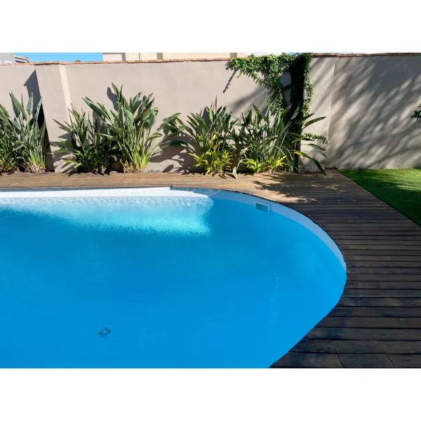 ELBE Supra Fehér szürke medence fólia 2 mm 200 cm széles szöveterősített akril bevonattal méretre vágott ár/ m2