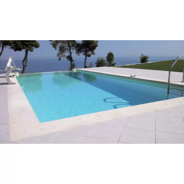 ELBE Supra Fehér szürke medence fólia 2 mm 200 cm széles szöveterősített akril bevonattal méretre vágott ár/ m2