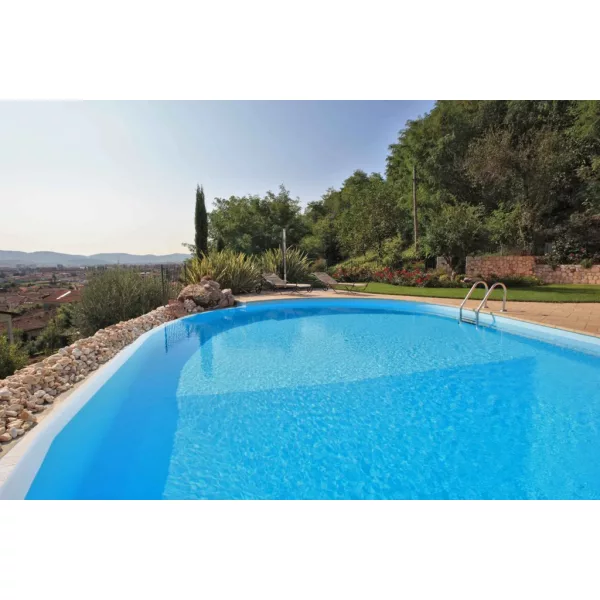 ELBE Supra Világoskék medence fólia 1.5 mm 165 cm széles szöveterősített akril bevonattal méretre vágott ár/ m2