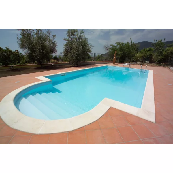 ELBE Supra Világoskék medence fólia 1.5 mm 200 cm széles szöveterősített akril bevonattal méretre vágott ár/ m2