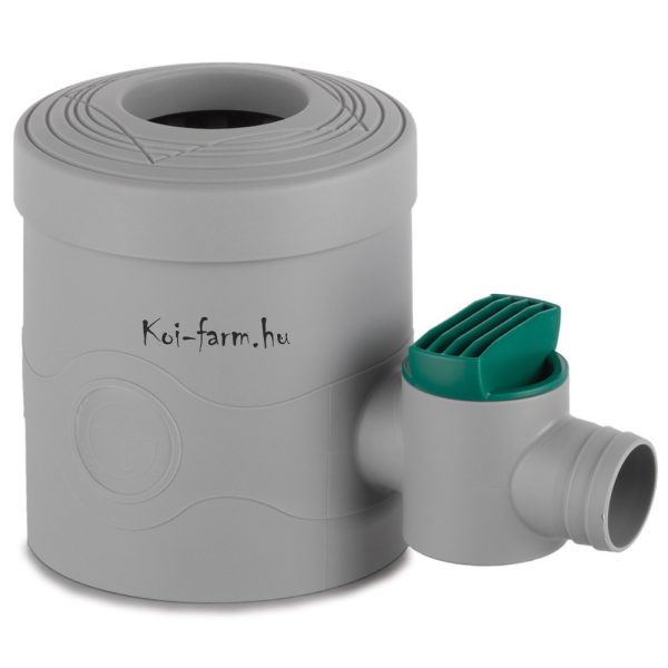 szürke ereszcsatornaszűrő csappal