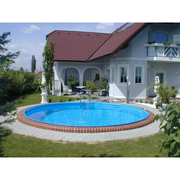 ELBE Supra Adria kék szürke medence fólia 2 mm 200 cm széles szöveterősített akril bevonattal méretre vágott ár/ m2