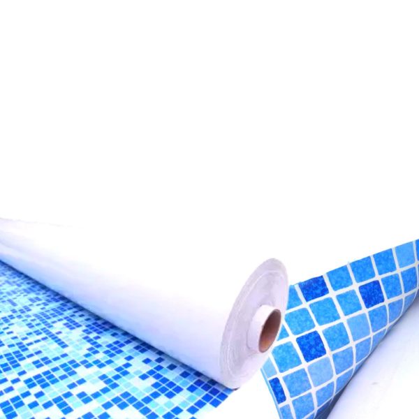 ELBE 1,65 x 25 m (41,25 m2) MOZAIK kék medencefólia tekercs 1,5 mm ár/m2