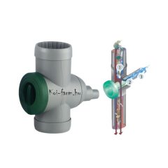 Ereszcsatornaszűrő inox szürke